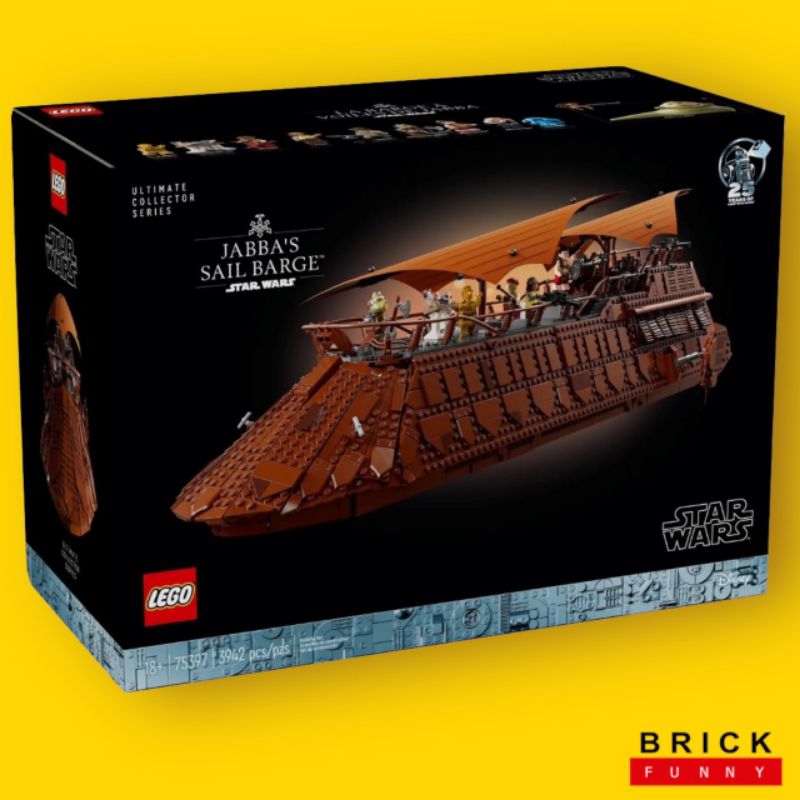 Lego 75397  Jabba's Sail Barge เลโก้ ของใหม่ กล่องสวย ของแท้ 100%