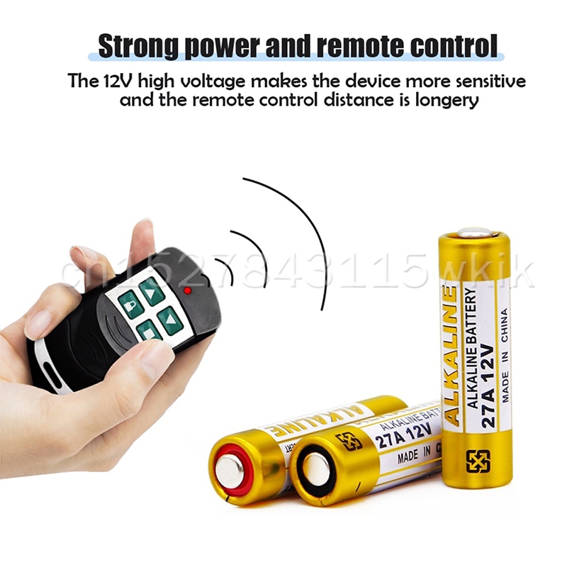 ถ่านประตูรีโมท 23A / 27A อัลคาไลน์ ขนาด12V ลอตใหม่ ไฟแรง ขายยกแผง 12V alkaline Battert - รูปที่ 6