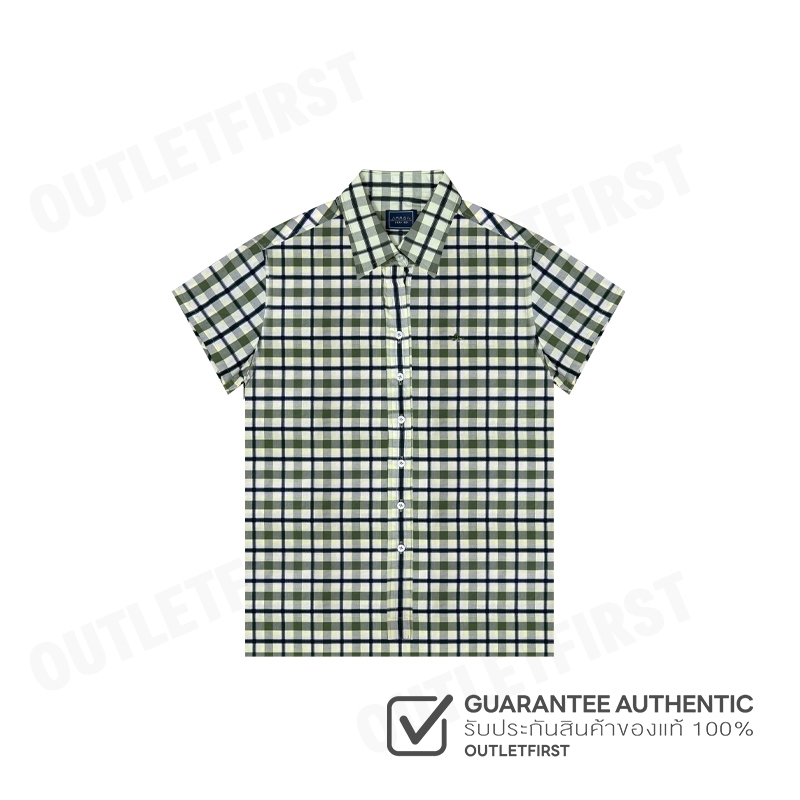 ARROW รุ่น ARROW NATURAL SHIRT CODE: WACC218S3CSLR เสื้อเชิ้ตแขนสั้น เสื้อเชิ้ตลายสก็อต เสื้อเชิ้ตผู