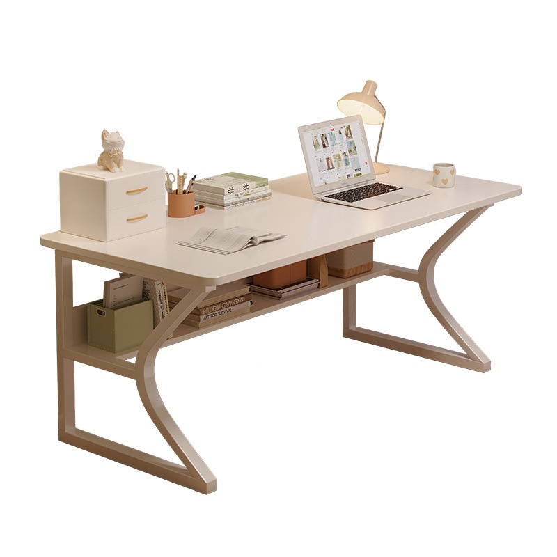 MansField โต๊ะคอมพิวเตอร์ โต๊ะอ่านหนังสือ เดสก์ท็อปกว้างขวาง โครงสร้างรูปตัวซี โครงเหล็กแข็งแรง มั่นคงและไม่สั่นไหว - รูปที่ 4