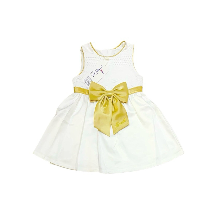 Enfant AmuSant Gold New Collection ชุดเดรสออกงาน ชุดเดรสอองฟองต์ สำหรับเด็กอายุ6เดือน-4ปี