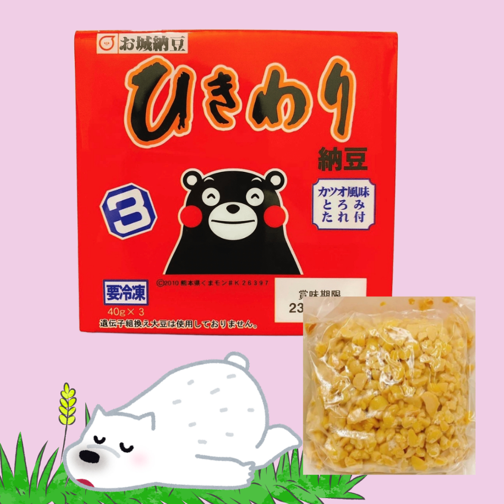 นัตโตะ ถั่วเน่า โอชิโระนัตโตะ ฮิกิวาริ นัตโตะแบบเนื้อละเอียด ให้ความหวานจากน้ำเชื่อมข้าวโพด nuttoทาน