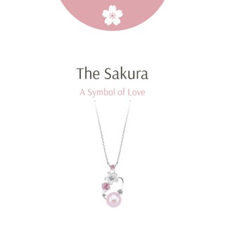 Ravipa | Sakura and Pink Pearl Necklace - สร้อยคอ