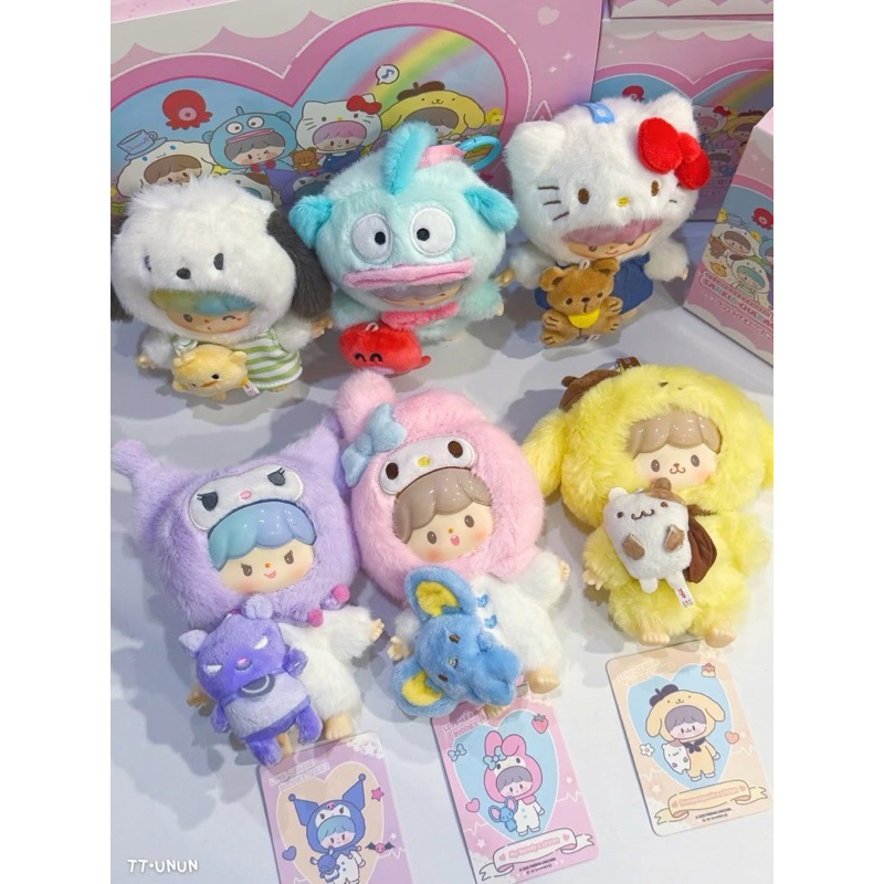 🔥พร้อมส่งจากไทย🔥 จุ่มแยกพวงกุญแจ zzton x sanrio ลุ้นตัว