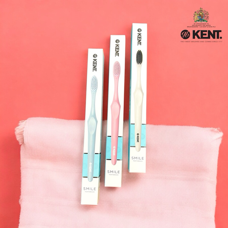 แปรงสีฟัน KENT SMILE Super Soft Silver Infused Toothbrush