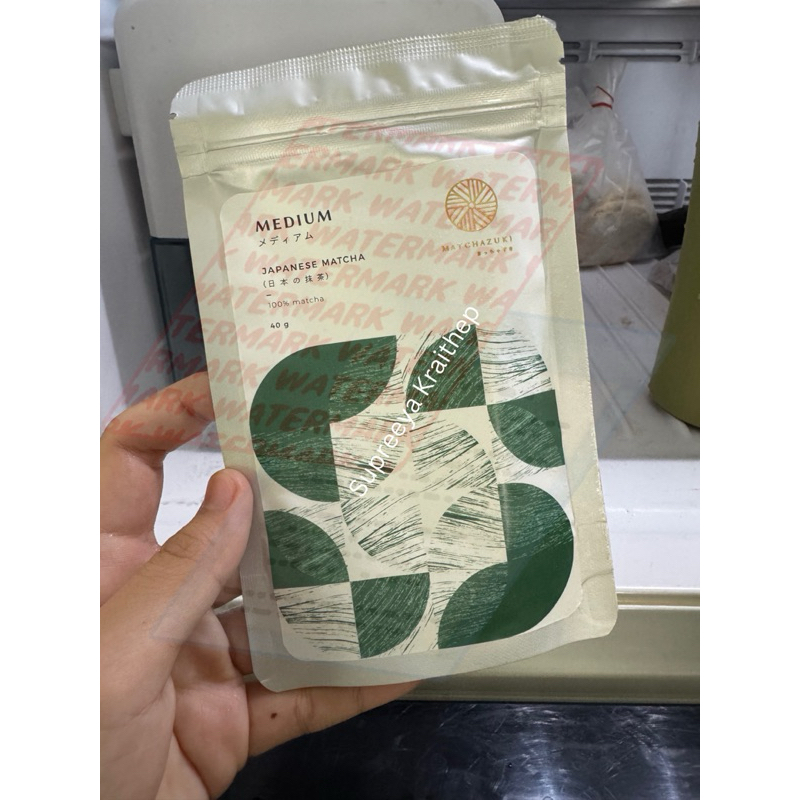 Matchazuki ผงมัทฉะ เกรด Medium 40g.