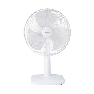 SHARP พัดลมตั้งโต๊ะ 18 นิ้ว PJ-TA182SN สีขาว จัดส่งโดย HomeP…