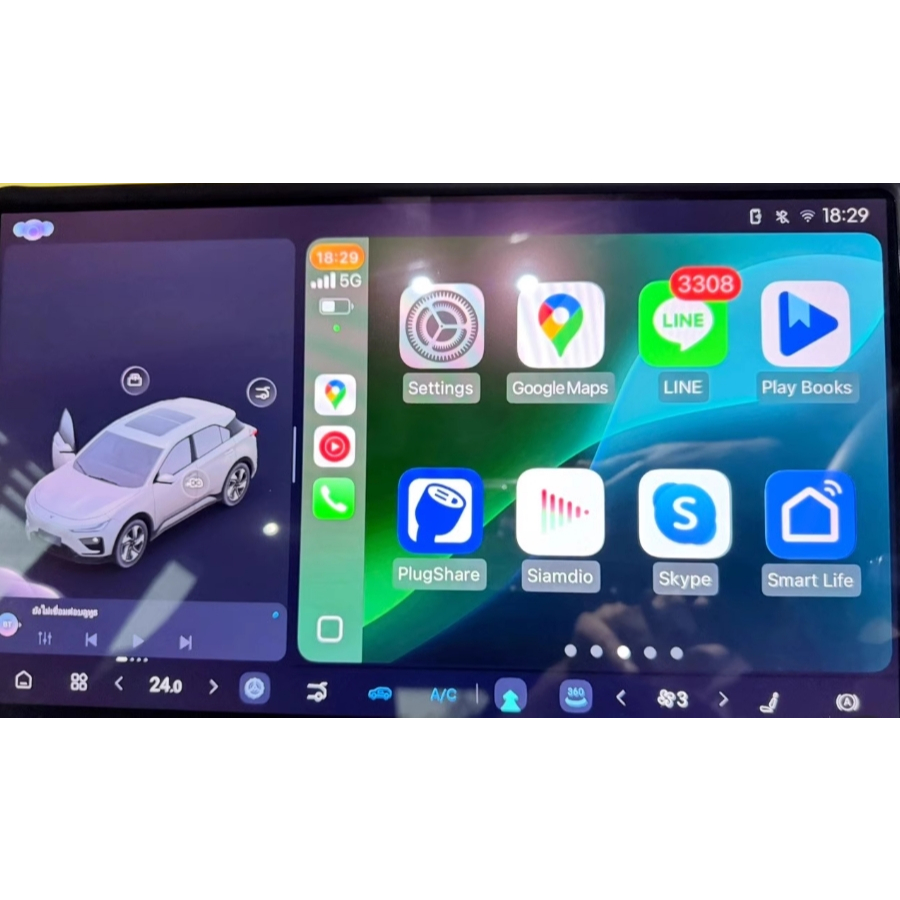 Apple Carplay / Android Auto แบบไร้สายสำหรับ Neta X