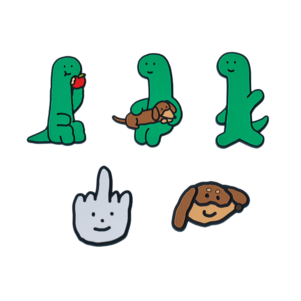 JOGUMAN Paradox Silicone Sticon จิบบิทติดรองเท้า กระเป๋า