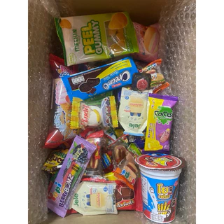เซตขนมสุ่มขนม30ชิ้นสุดคุ้ม!!! ห่อล่ะ5บาท(5ห่อ)+ห่อล่ะ1-3บาท (25ห่อ) รวม30ชิ้นคละกันนะคะ