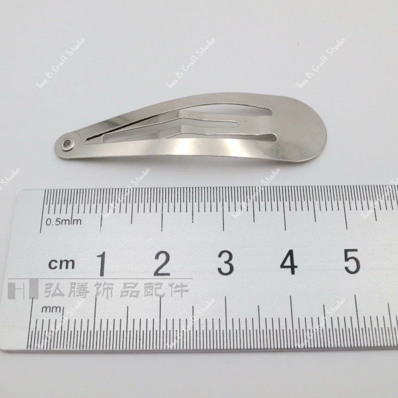 แพค 50 ชิ้น ขนาด 5 ซม. กิ๊บติดผม / แผ่นรองกิ๊บ กิ๊บเป๊าะแป๊ะ กิ๊บแฮนด์เมด กิ๊บเปล่า พร้อมส่งจากไทย ขายโดยคนไทย - รูปที่ 6