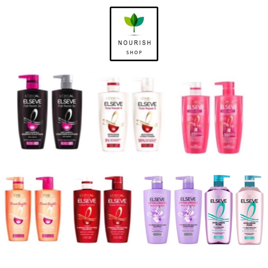L'Oreal ELSEVE ลอรีอัล แชมพู/ครีมนวดผม 375-400มล.