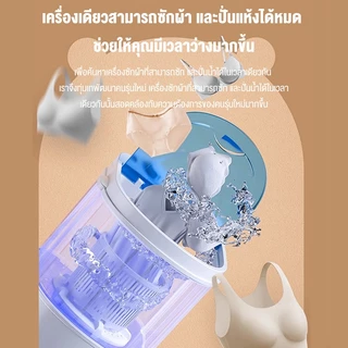 Elementmax เครื่องซักผ้ามินิฝาบน เครื่องซักผ้ามินิ ขนาด 5.5 กก. Mini Washing Machine ส่ง30 เจลบอลซักผ้า