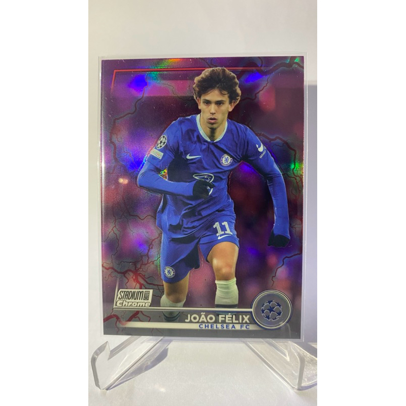 การ์ดนักฟุตบอล Joao Felix, CHELSEA, TOPPS STADIUM CLUB CHROME 2023