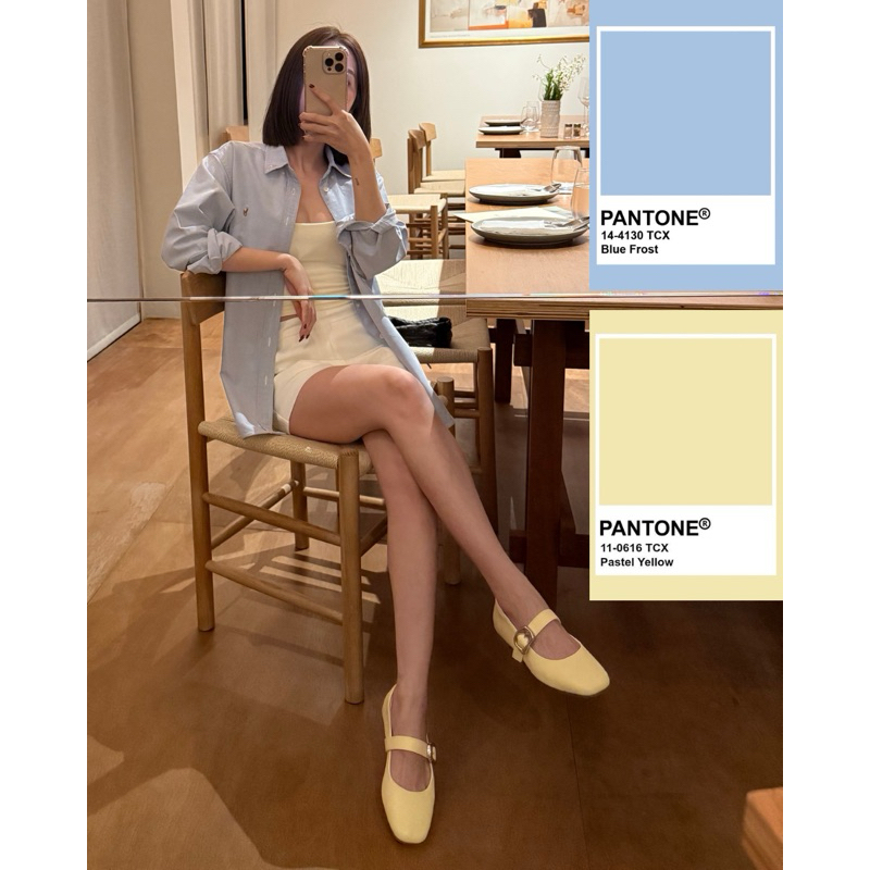 Blair รุ่น Melbourne II butter yellow รองเท้าทรงแมรี่เจน (ใส่ตรงไซส์ได้เลยค่ะ)