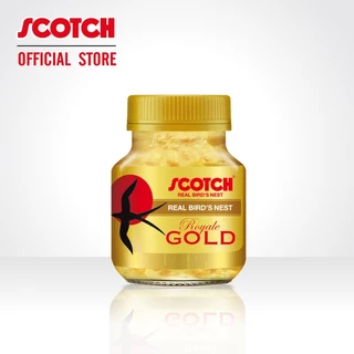 Scotch สก๊อต รังนกแท้ รอเยล โกลด์ 70 มล.(แพ็ก 12 ขวด) จำนวน 4 แพ็ก ซื้อคู่ คุ้มกว่า จัดส่งฟรี!! 燕窝 Bird's nest