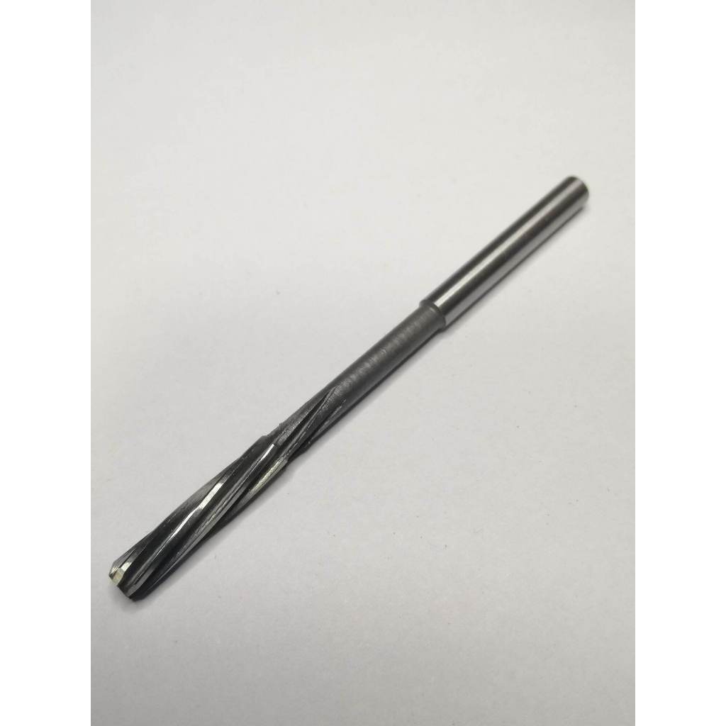 รีมเมอร์ฟันเลื้อย ไฮสปีดอี Chucking Reamer HSS-E ขนาด5.0/5.1/5.2/5.3/5.4/5.5/5.6/5.7/5.8/5.9mm. เคลือบดำ