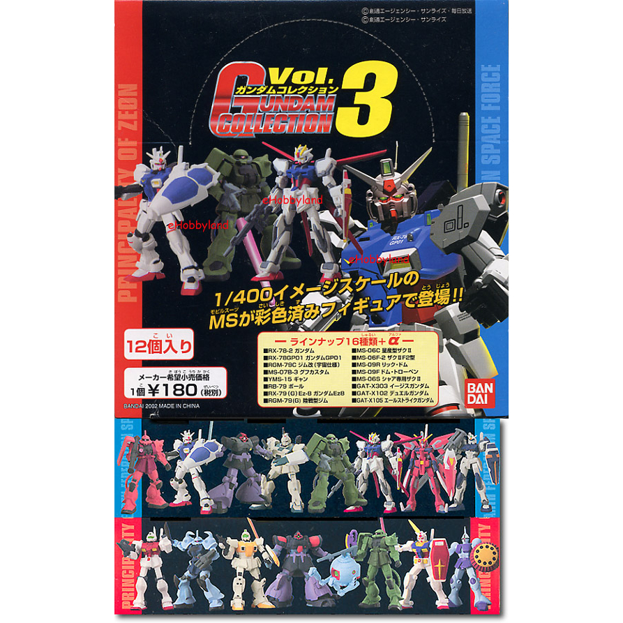 Gashapon Bandai Gundam Collection Volume 3 (2002)