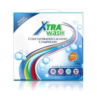 Xtra Wash เอ็กซ์ตร้า วอช แท้ผผฉลากไทย..ผงซักฟอกเข้มข้น 3.3 กก