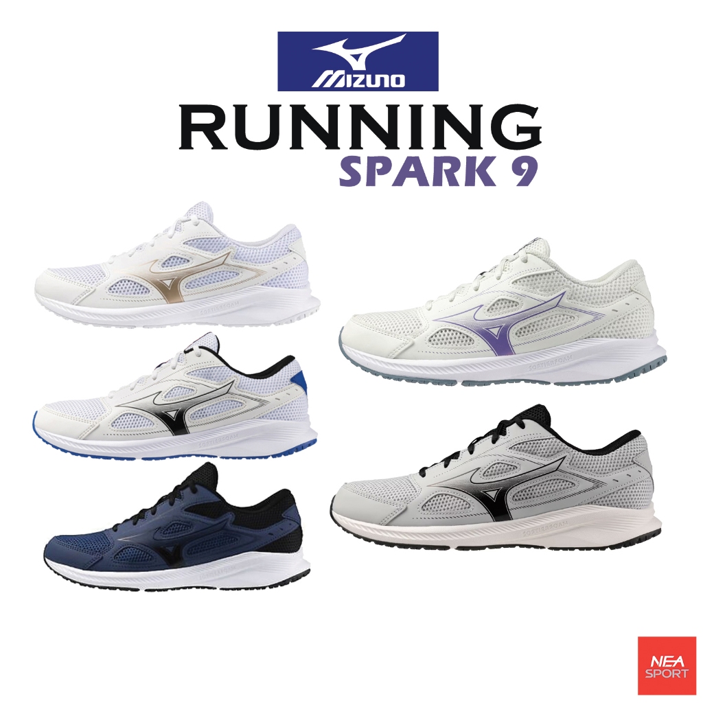 [ลด20% เก็บโค้ด 20XTRA1000] Mizuno Running Spark 9 รองเท้าวิ่ง มิซูโน่ แท้