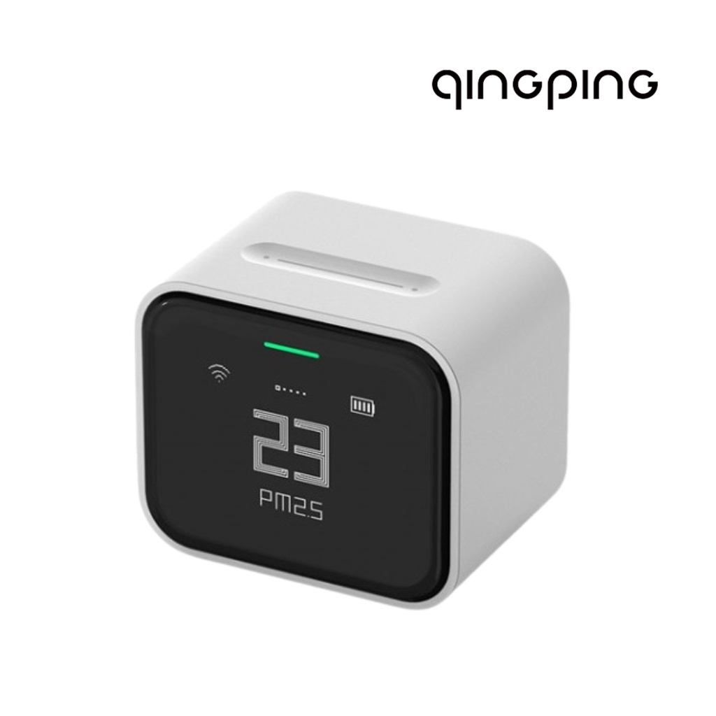 Qingping เครื่องวัดคุณภาพอากาศ รุ่น QP Lite Air Quality Monitor วัดฝุ่น PM2.5 PM10 CO2 อุณหภูมิ และค