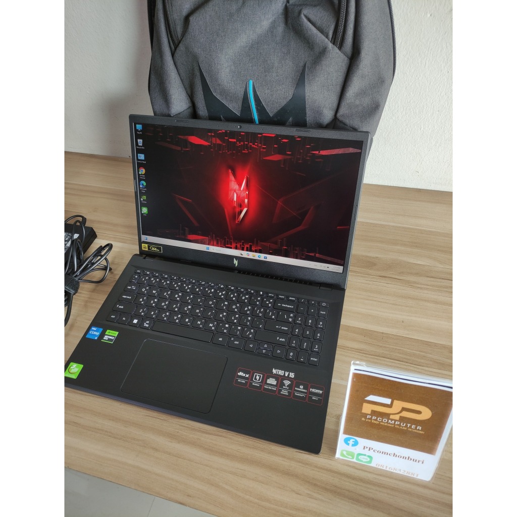 💻 โน๊ตบุ๊ค Acer nitro V15 RTX4050  เล่นเกมส์แรงๆ
