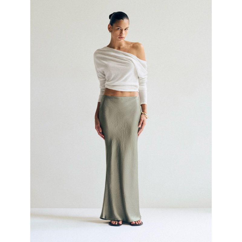 Aliotte - Eulalie Skirt กระโปรงแบบยาวที่มีการผ่าด้านข้าง