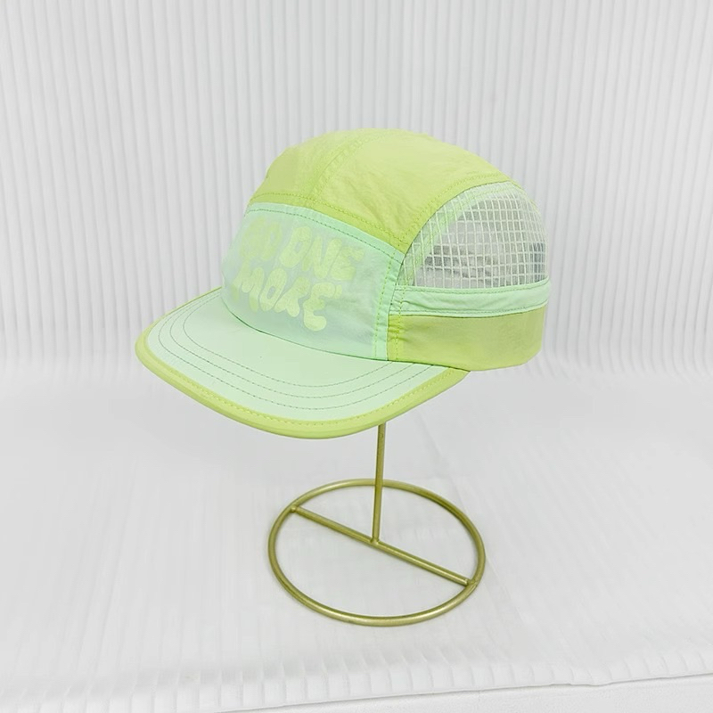 หมวก ใส่ออกกำลังกายแห้งไว  หมวกเบสบอลปีกสั้นปรับได้สไตล์ญี่ปุ่น, หมวกกันแดดพิมพ์ลายตัวอักษรออกแบบเชือกรูดบางแบบสบาย ๆ - รูปที่ 5