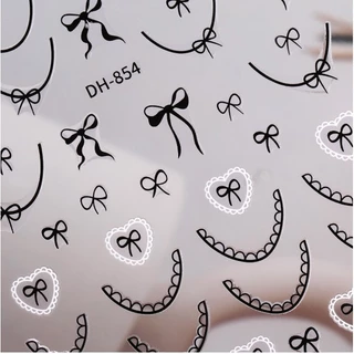 K2.สติ๊กเกอร์โบว์ งานสวย ๆ แบรนด์ Nail Decal พร้อมส่งทุกวันจากไทย