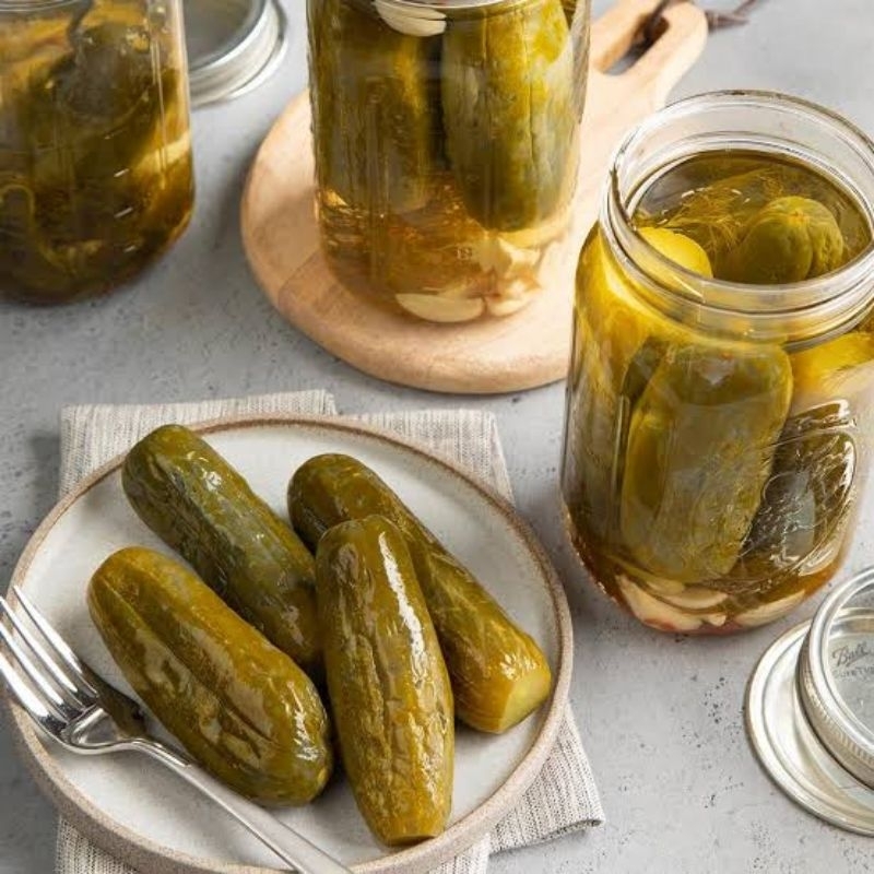 Dill Pickles TRADITIONAL Jars 680g – แตงกว่าดองชนิดเปรี้ยวแบบขวดโหล ขนาด 680กรัม.