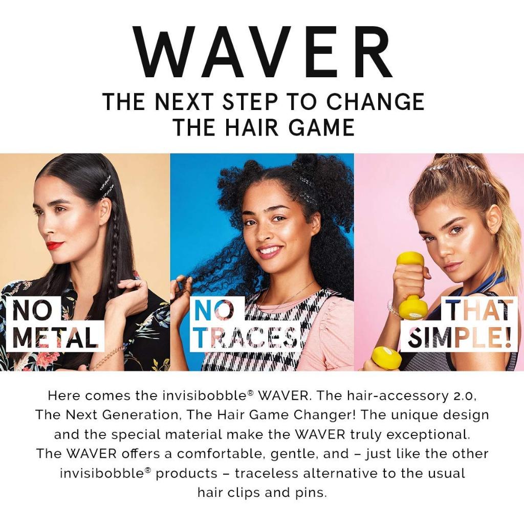 (พร้อมส่ง) Invisibobble กิ๊บติดผมไม่เป็นรอย รุ่น Waver รูปที่ 4