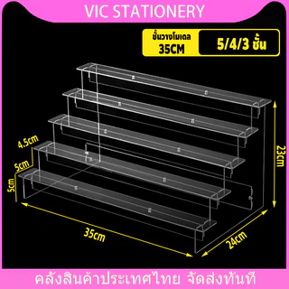 ชั้นวางโมเดล ชั้นวางโมเดลอะคริลิค ชั้นวางอะคริลิคใส สำหรับ ตู้โชว์กระจกและ IKEA 29/35/40cm ชั้นวางฟิกเกอร ชั้นวาง arttoy