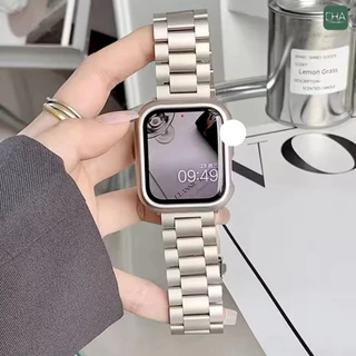 สายนาฬิกาสแตนเลสเบา iwatch11 10 8 9 7 6 SE 5 4 3 2 1 38/40/41/42(s10) 42/44/45/46/49 สายนาฬิกาโลหะแบบเบา Statin B