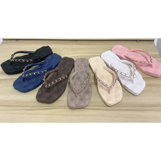 Bwr 49 รองเท้าแตะฟองน้ำพื้นโซฟา by GOODDY รุ่น หูหนีบโซ่ทรงห…