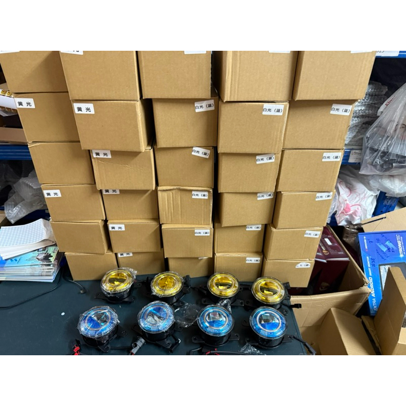 มีของพร้อมส่งไฟในกันชนทรงกลมไฟตัดหมอก LED HONDAเหลือง/ฟ้าของใหม่เทียบตรงรุ่น JAZZ CITY CIVICพร้อมปลั๊กแปลงครบ