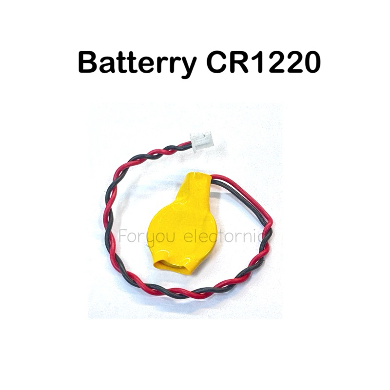 battery ถ่านกระดุม 3V CR1220 แบบลงปริ้น,แบบสาย
