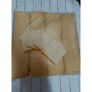 ขนมปังกะโหลกจิ๋วแห้ง เนื้อเนียน แล้วแผ่นเสมอกันกว้าง5.*สูง5.5cm ขายเป็นแถว