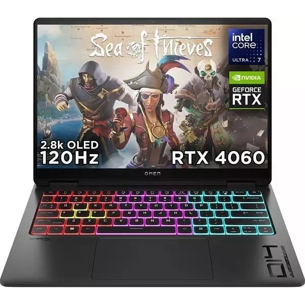 HP OMEN Transcend 14  14" 3K OLED RTX 4060 16GB RAM,Gaming Laptop 2TB SSD Thunderbolt 4,โน้ตบุ๊กสำหร