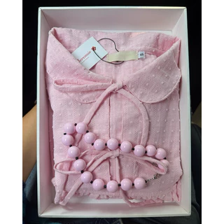 Theremin Pinto blouse เสื้อคอบัวแขนตุ๊กตา - (Black, Pink, Butter)