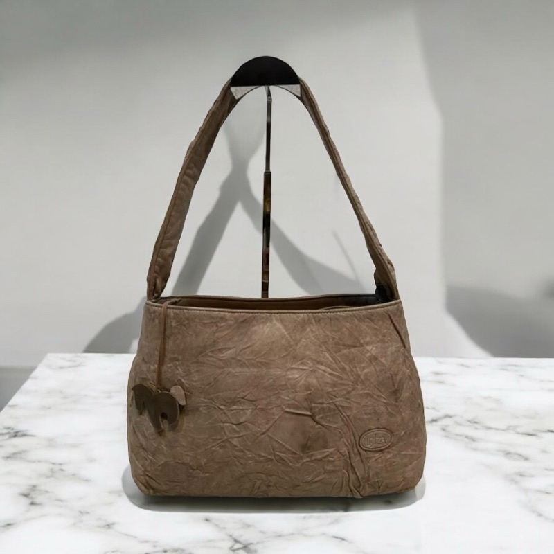 IBIZA แบรนด์แท้ กระเป๋าหนังเก้งแท้ 💯%  สภาพ 90%