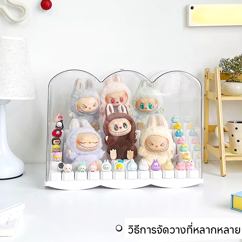 กล่องใส่โมเดล กล่องใส่ art toy ตู้ใส่โมเดล ความจุขนาดใหญ่ กันฝุ่นวางซ้อนกันได้ ความอดทนที่แข็งแกร่ง ดีไซน์สวยงาม
