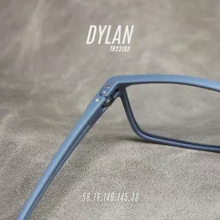 แว่นตาสายตายาวเลนส์ 2ชั้นออโต้ รุ่น Dylan ดีแลน TR23102 ในร่มเลนส์ใสออกแดดเปลี่ยนสีเทาดำ