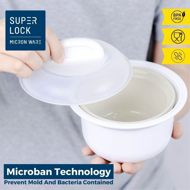 Superlock ที่ทำไข่ตุ๋นไมโครเวฟ ถ้วยทำไข่ตุ๋น ชามเวฟ ที่นึ่งไข่ ภาชนะสำหรับอุ่นอาหารในไมโครเวฟ - รูปที่ 4