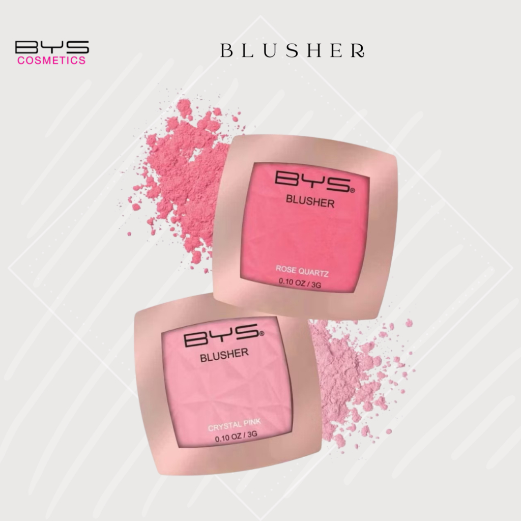 BYS Cosmetics Blusher 3 g. บลัชออนเนื้อฝุ่นเนียนละเอียด เกลี่ยง่าย