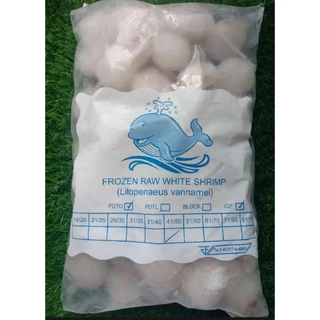 กุ้งแก้วไซร้31-40ตัว1000gฟรีชแข็งเพื่อความสดของอาหารนำไปทำอาหารตามต้องการ