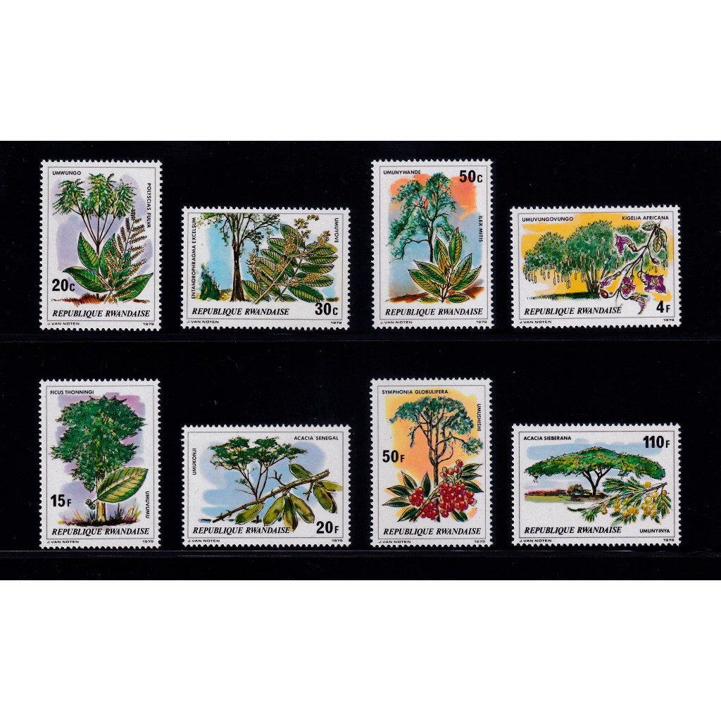 Rwanda 1979 Trees and Shrubs
