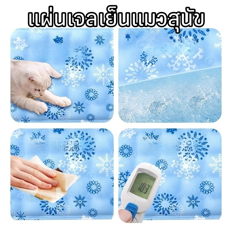 ผู้ใหญ่ อเนกประสงค์ ที่นอนเจลเย็น แผ่นเจลเย็น เบาะนอนเย็น ใช้หลังจากเติมน้ำแล้ว ที่นอนสัตว์เลี้ยง แผ่นเจลเย็นแมวสุนัข