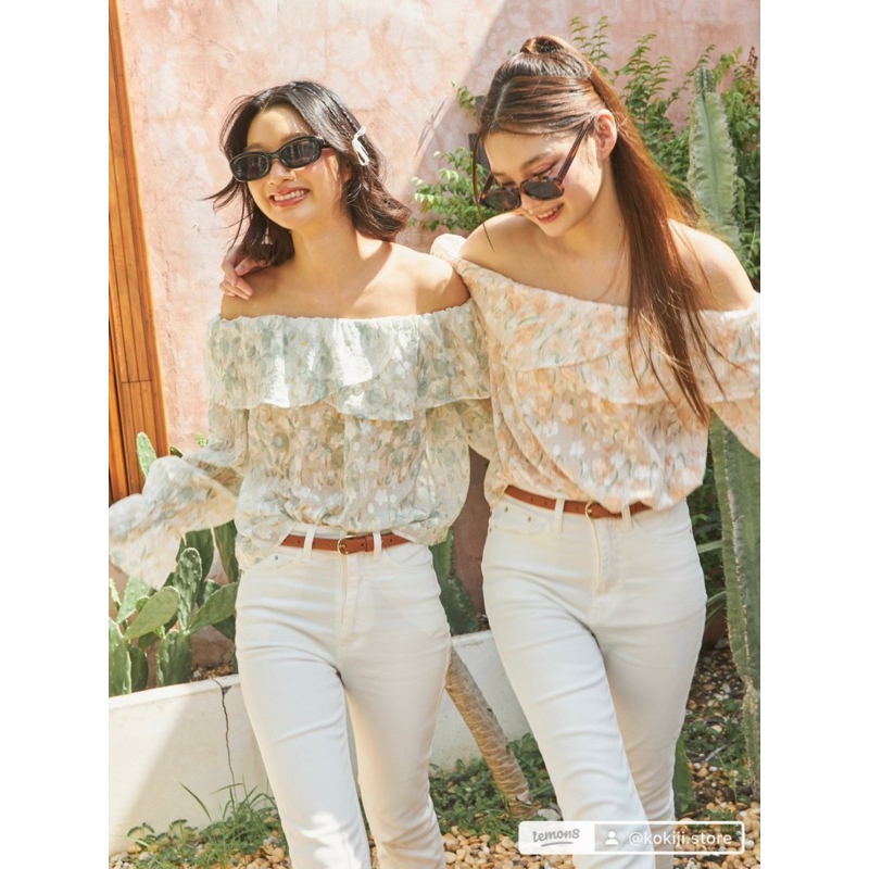 ส่งต่อ kokiji - sandy top เสื้อปาดไหล่
