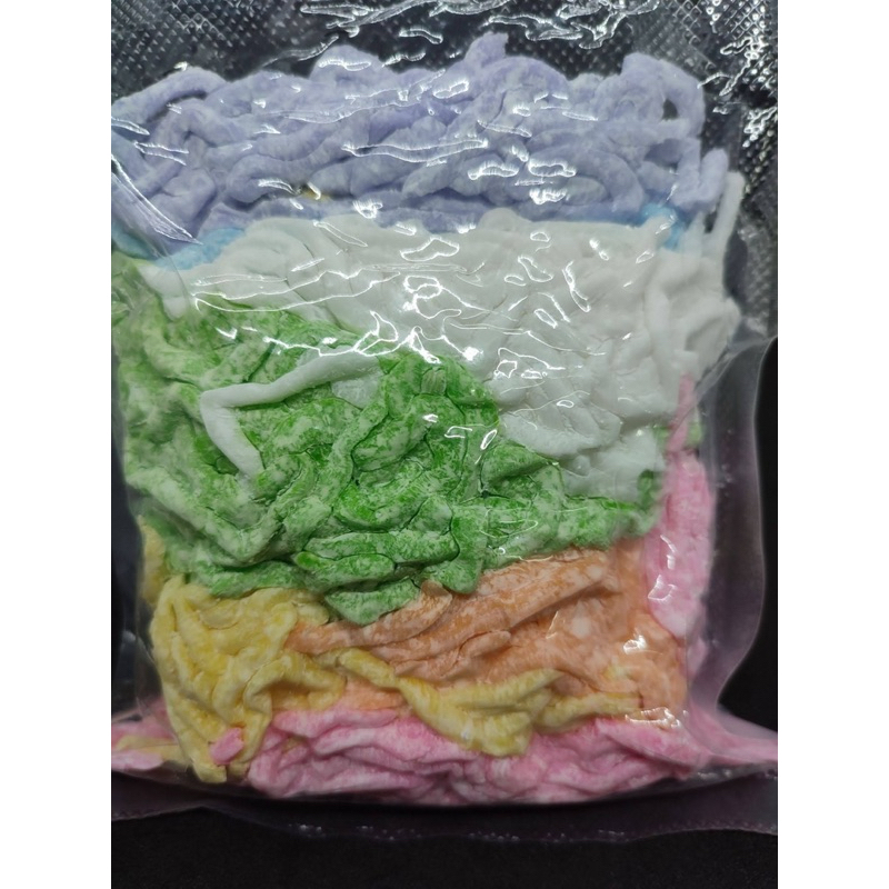 แป้งลอดช่องสิงค์โปรแห้ง สีรวม ขนาดน้ำหนัก 500 กรัม เส้นลอดช่องสิงคโปร์ดิบ เส้นลอดช่องสิงคโปร์แห้ง เส้นลอดช่องรวมมิตรดิบ