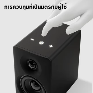 Edifier M60 ลำโพงเดสก์ท็อปขนาดกะทัดรัด 2.0 66W (RMS), Bluetooth V5.3, USB-C, AUX, Hi-Res Audio,LDAC